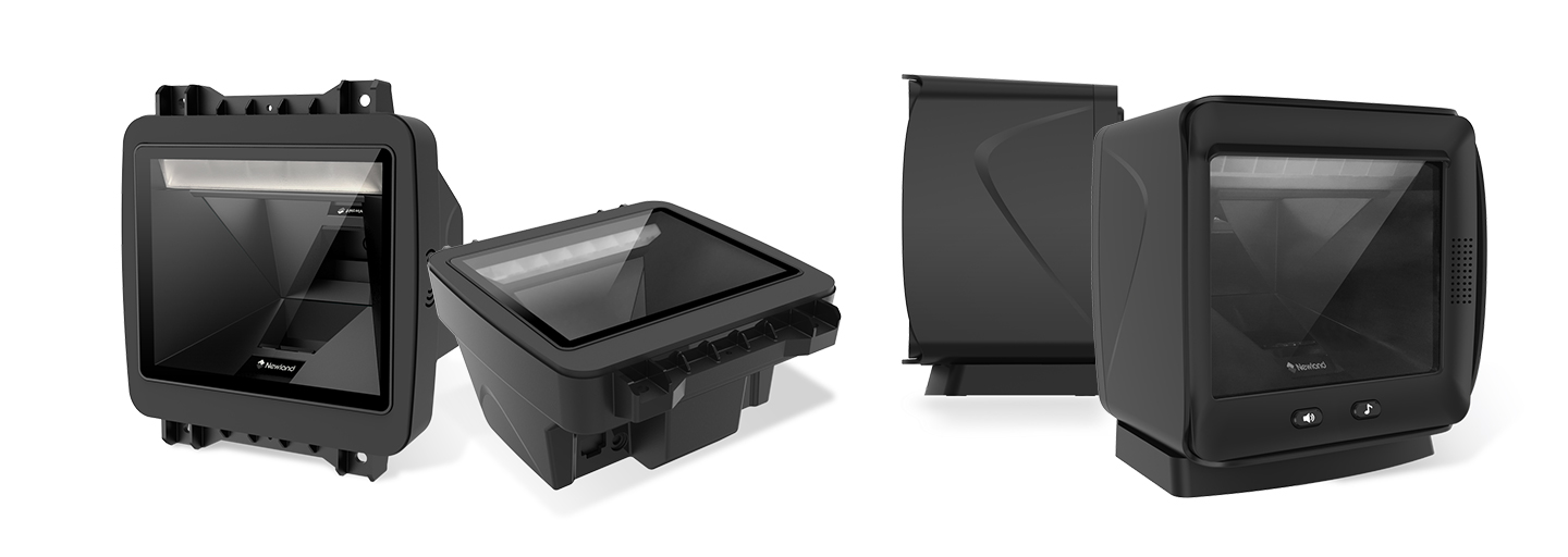 This banner shows the FM80 AI Salmon fixed-mount scanner and FR80 AI Salmon presentation scanner